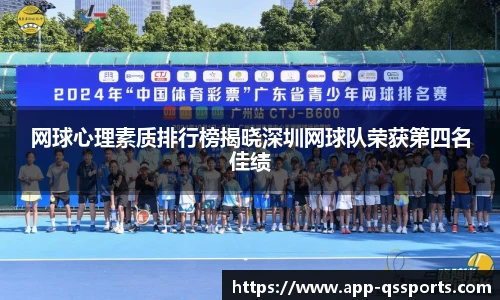 网球心理素质排行榜揭晓深圳网球队荣获第四名佳绩